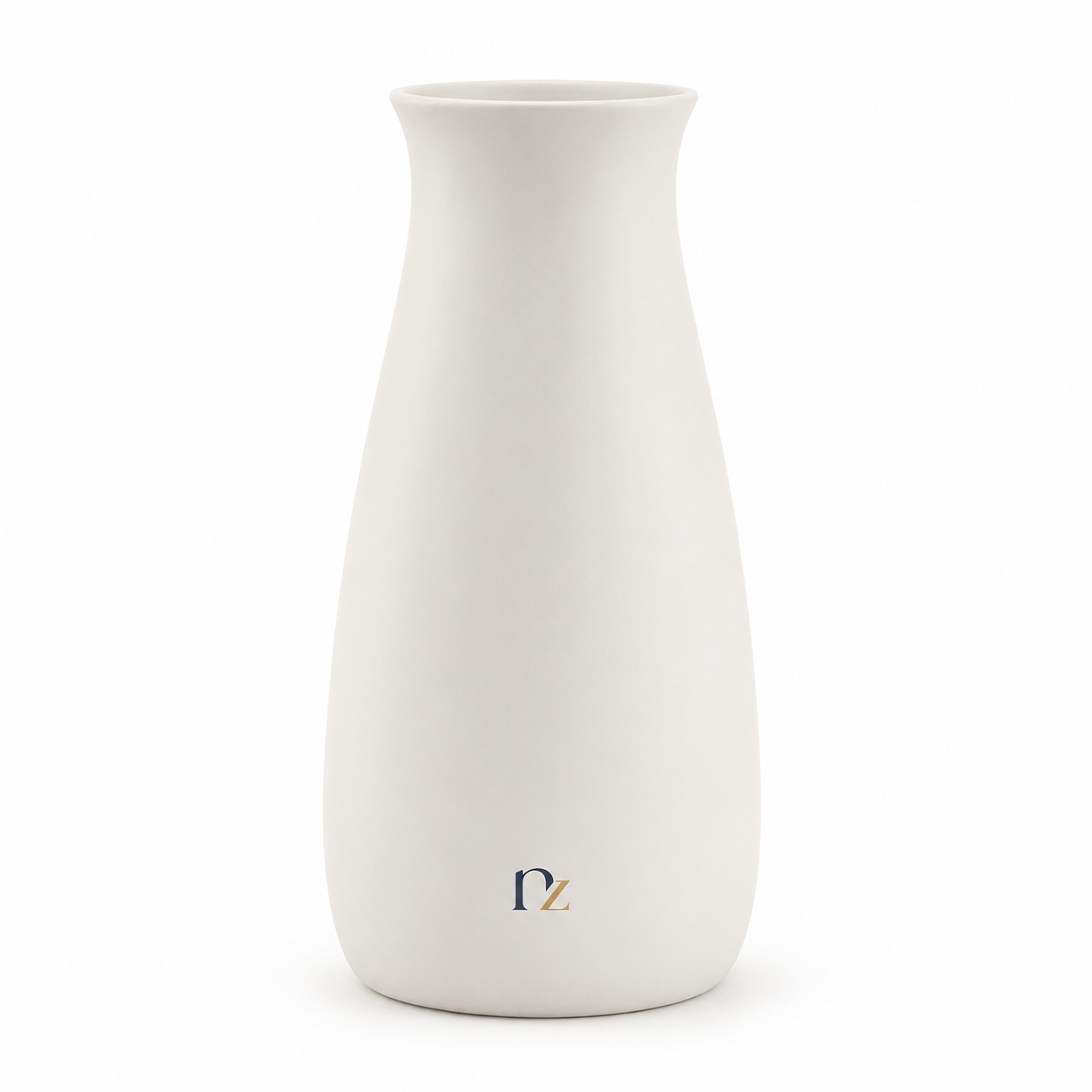Ceramic Flower Vase 25cm Minimalist Home Decor White