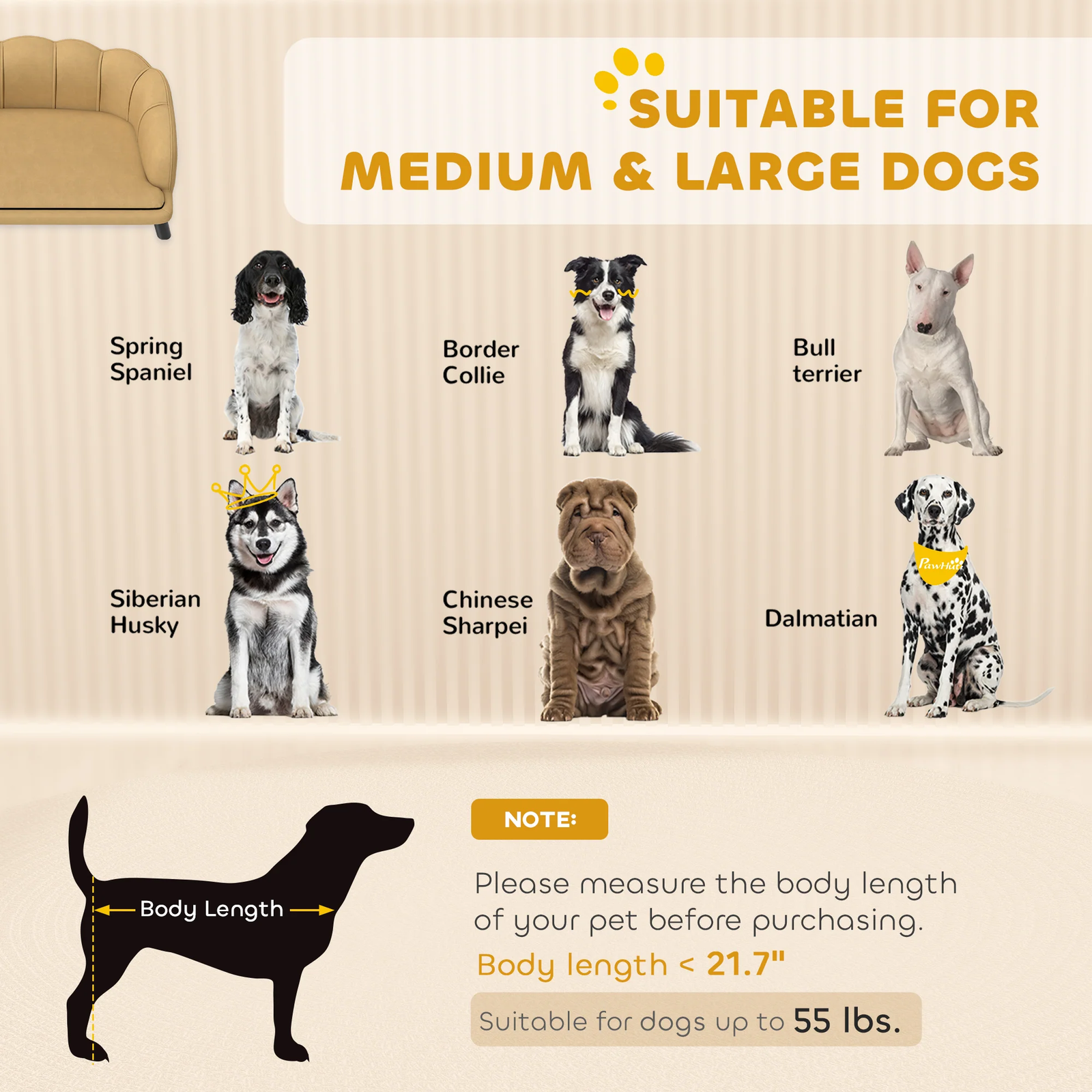 Raised Velvet Dog Sofa Bed – Coffee Brown - Image 8