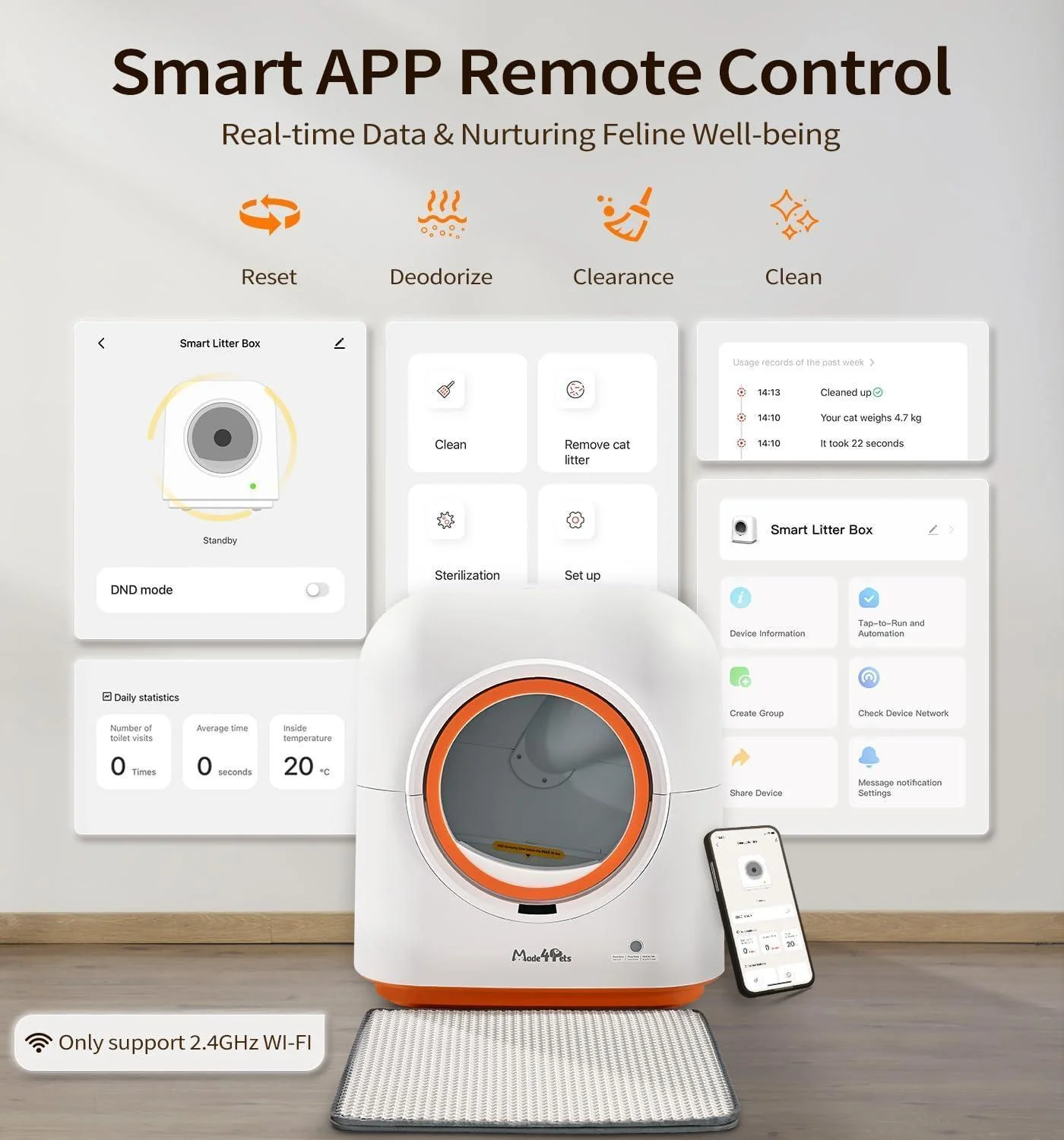 Automatic Self-Cleaning Cat Litter Box – Smart Odor Control & Health Tracking - Image 3