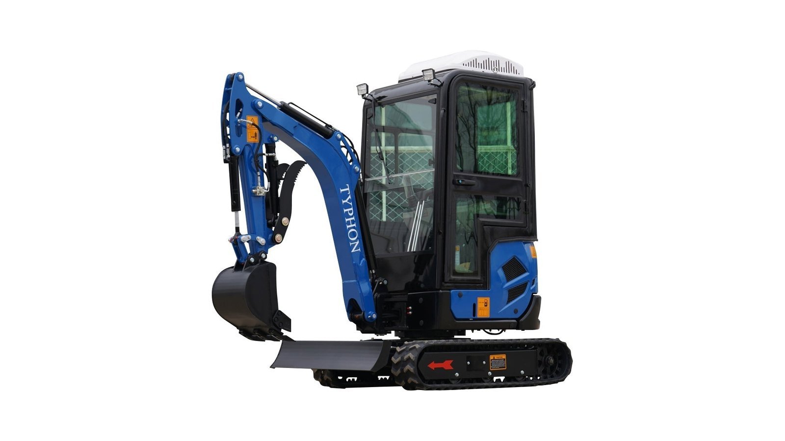 4000 lb TYPHON TERROR XVII Cabin Mini Excavator Kubota D902 - Image 5