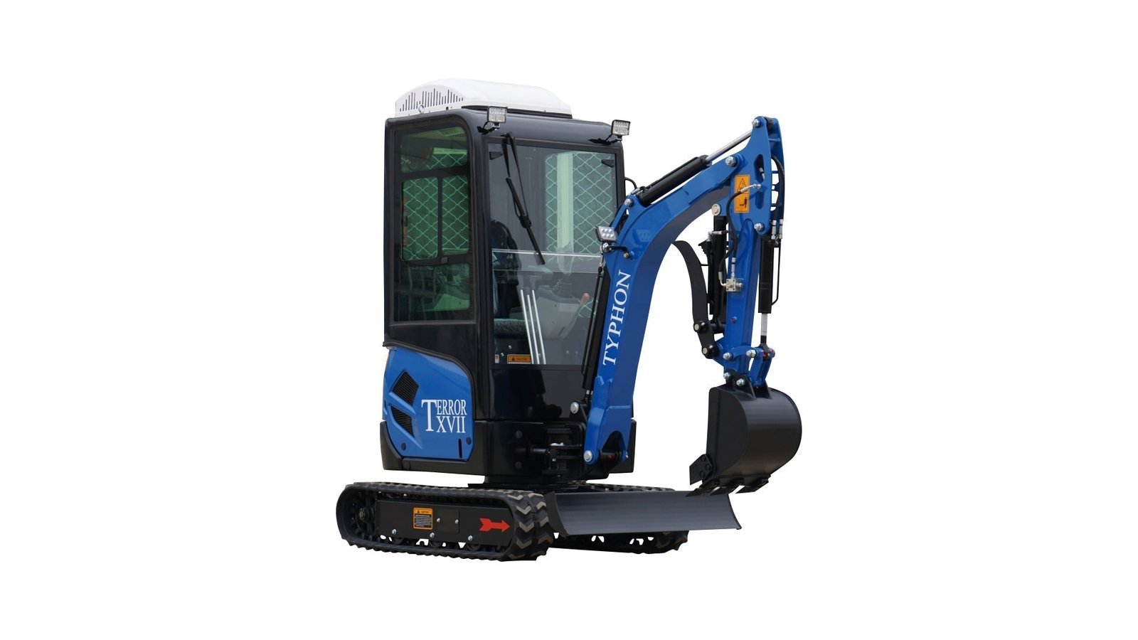 4000 lb TYPHON TERROR XVII Cabin Mini Excavator Kubota D902 - Image 10