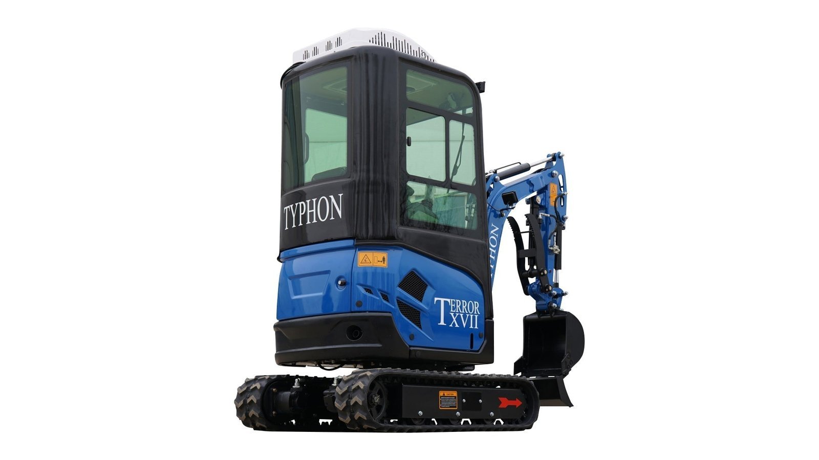 4000 lb TYPHON TERROR XVII Cabin Mini Excavator Kubota D902 - Image 2