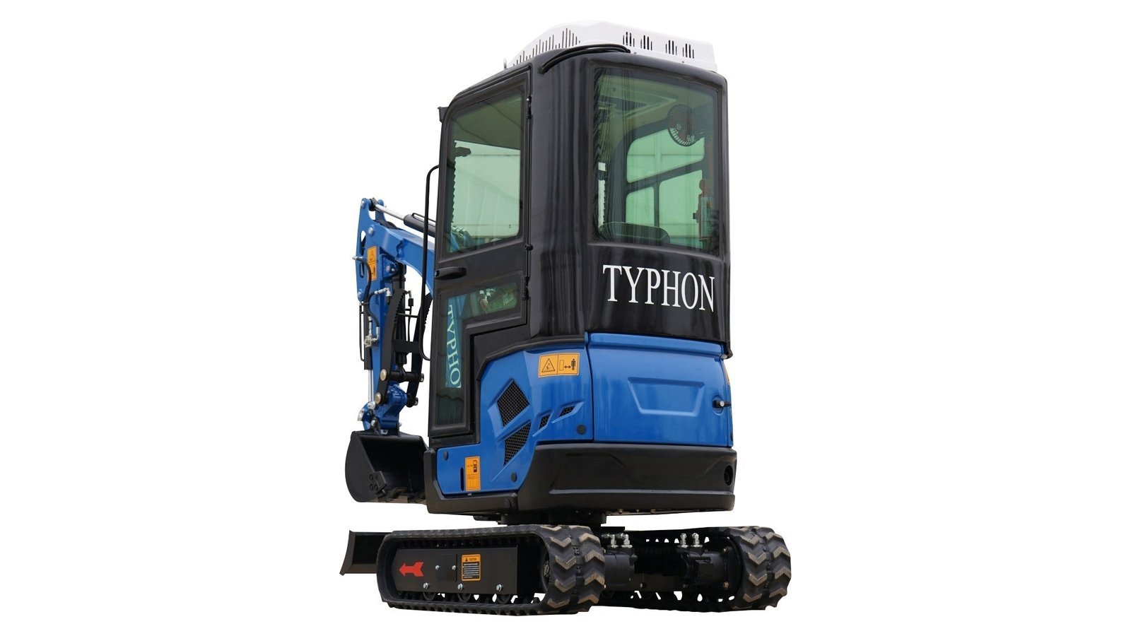4000 lb TYPHON TERROR XVII Cabin Mini Excavator Kubota D902 - Image 3