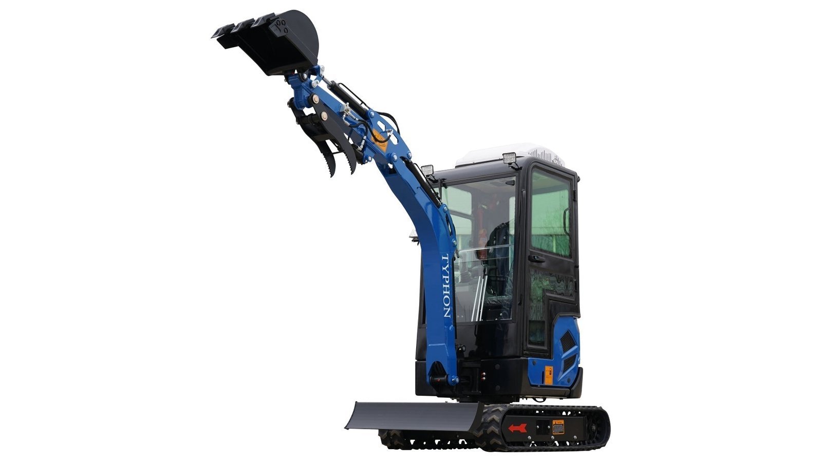 4000 lb TYPHON TERROR XVII Cabin Mini Excavator Kubota D902 - Image 8