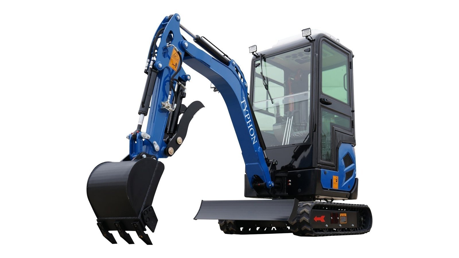 4000 lb TYPHON TERROR XVII Cabin Mini Excavator Kubota D902 - Image 11