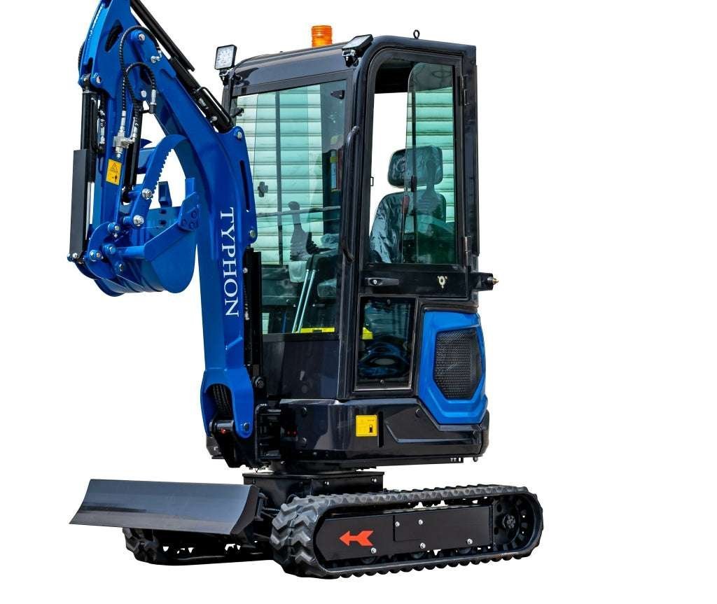 TYPHON 18 FLEX PRO 1.8 Ton Mini Excavator 12 attachments - Image 9
