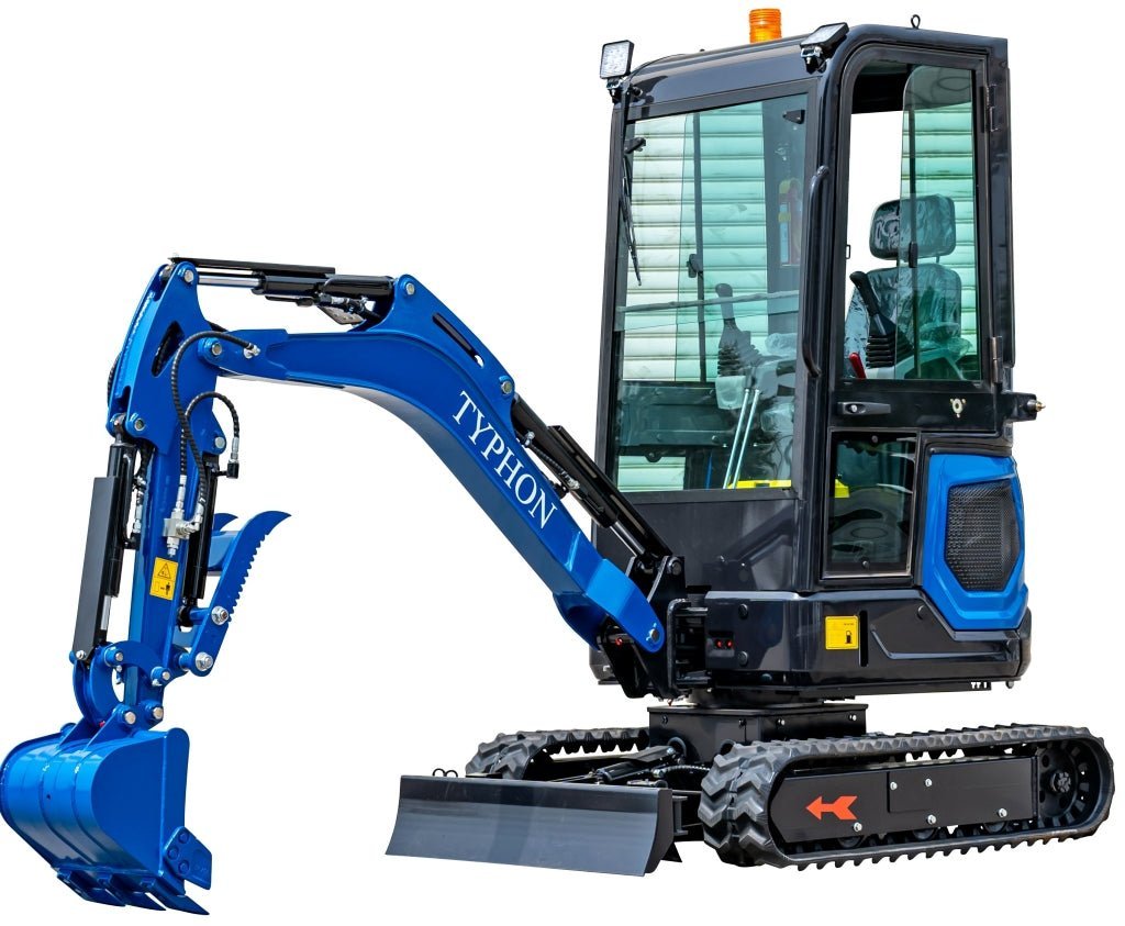 TYPHON 18 FLEX PRO 1.8 Ton Mini Excavator 12 attachments - Image 2