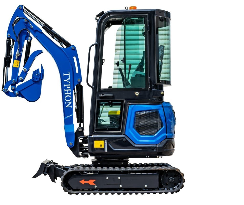 TYPHON 18 FLEX PRO 1.8 Ton Mini Excavator 12 attachments - Image 11