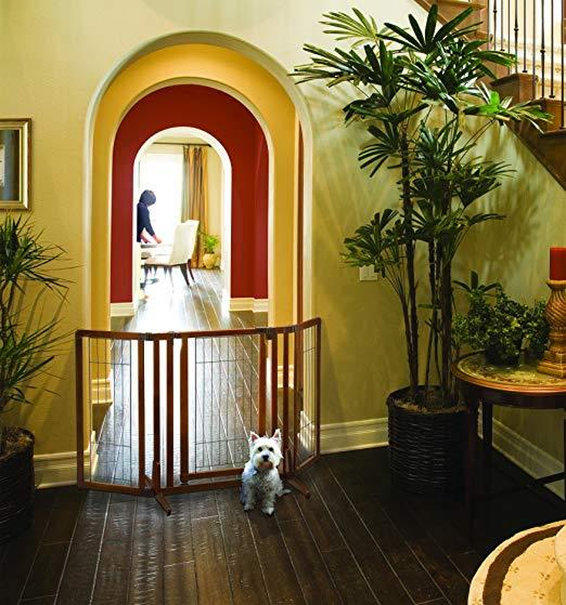 Freestanding Dog Pet Gate with Door - Premium Plus - Image 4
