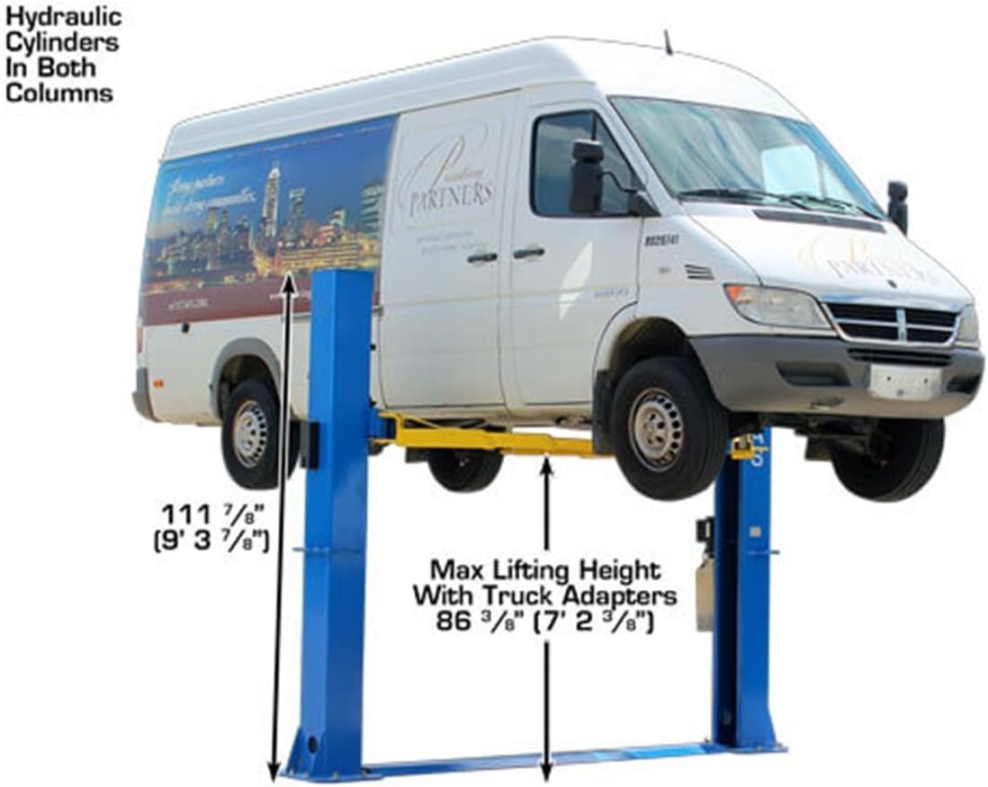 Atlas Automotive Equipment Atlas Equipment BP10000X Commercial Grade Baseplate 10 000 Lb. Capacity 2-Post Lift - Image 5
