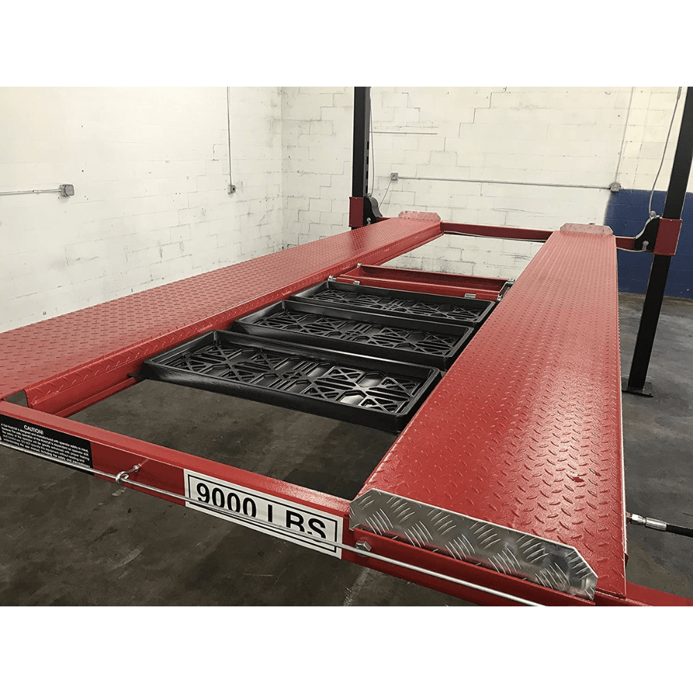 Triumph NOS9000XLT – Extra Long & Extra Tall 9,000 lbs Capacity Portable Four Post Storage Car Lift – 110V - Image 3