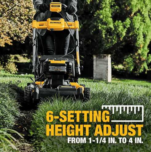 21.5 in. 20-V Li-Ion Cordless Battery Walk Behind Self Propelled Mower w/Hedge,Bare Trimmer,Blower,Cleaner,Pole/Hand Saw - Image 6
