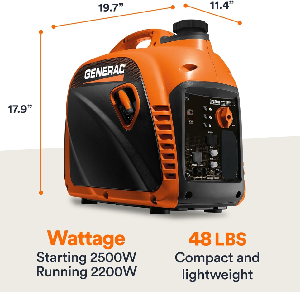 GENERAC 8251 GP2500i-2 INVERTER GENERATOR WITH COSENSE - Image 10