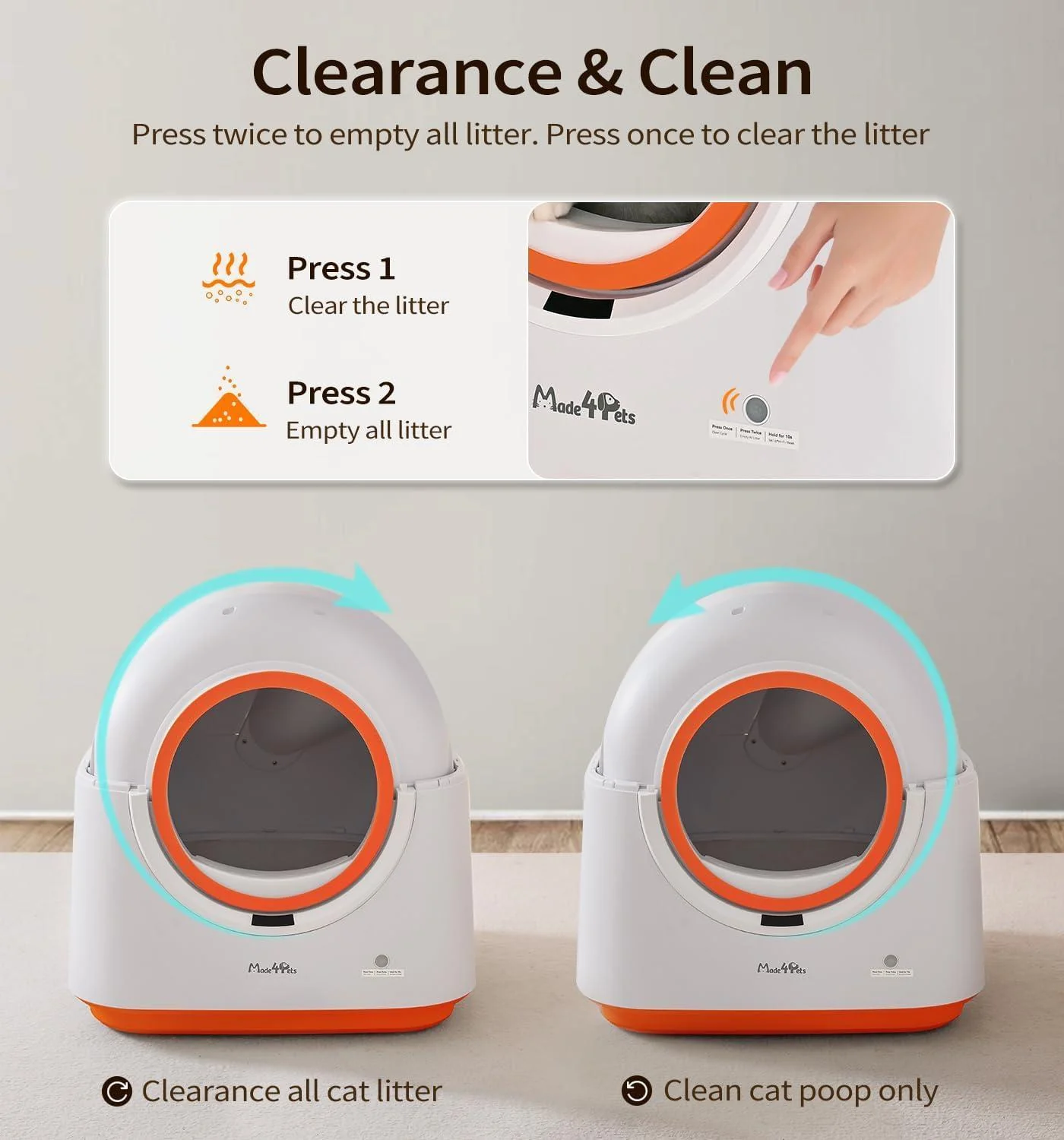 Automatic Self-Cleaning Cat Litter Box – Smart Odor Control & Health Tracking - Image 8