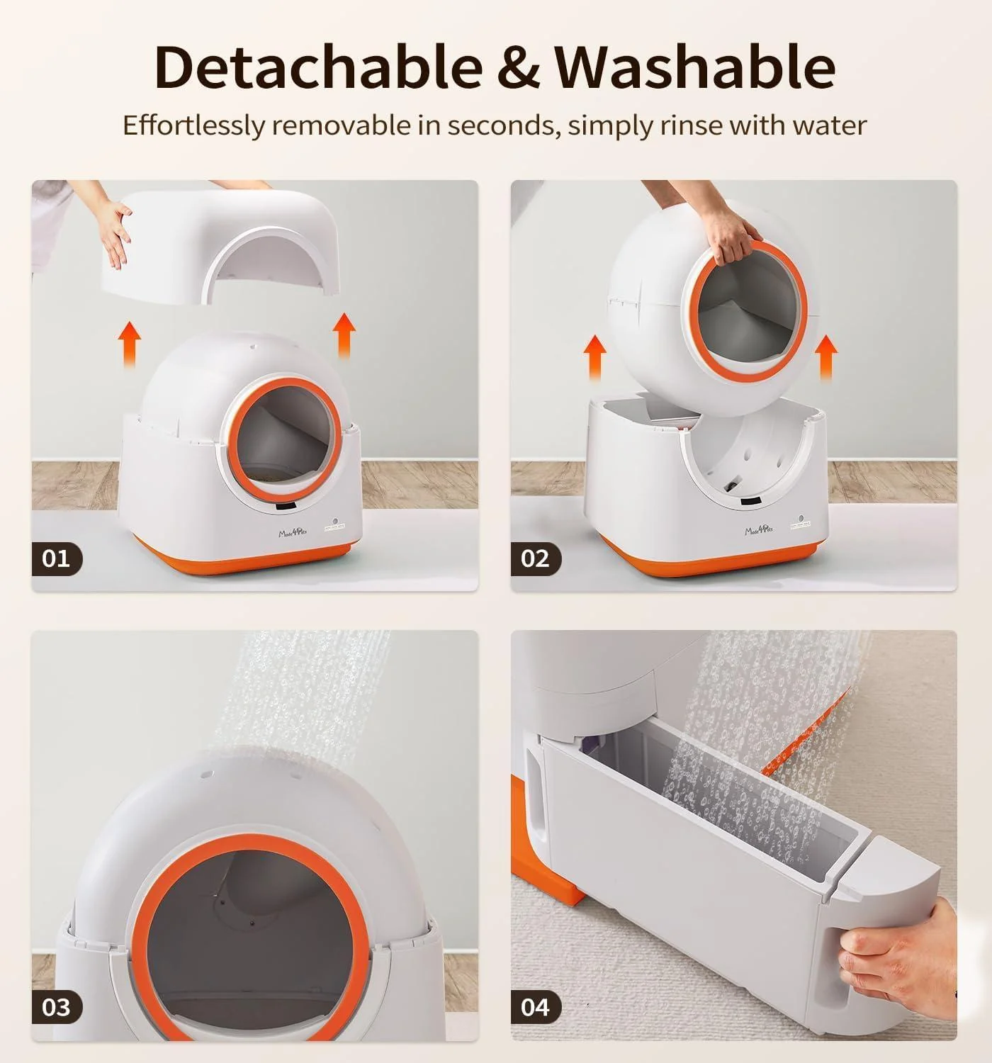 Automatic Self-Cleaning Cat Litter Box – Smart Odor Control & Health Tracking - Image 5
